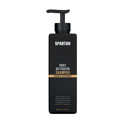 SPARTAN Root Activator Shampoo for Men – Boost Hair Growth with Only 4 Washes per Week