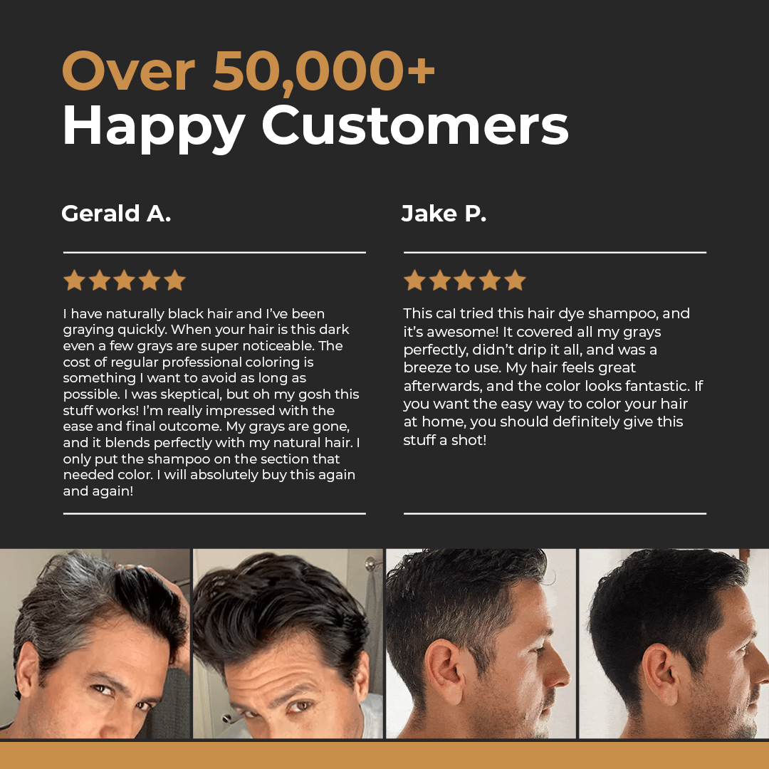 SPARTAN- Instant Hair Dye Shampoo