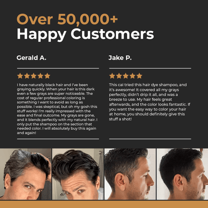 SPARTAN- Instant Hair Dye Shampoo